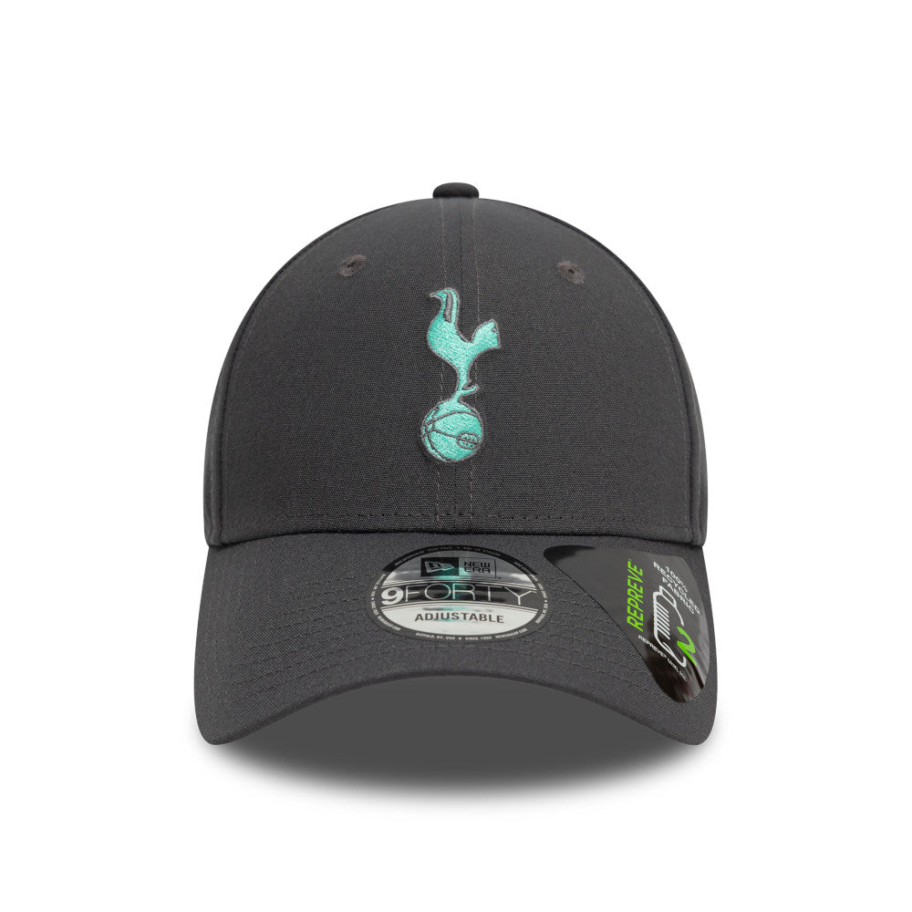 Tottenham Hotspur FC Hat - Seasonal Graphite Grey EPL 9Forty Strapback Cap - New Era